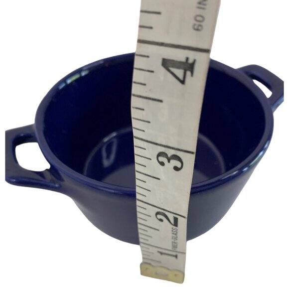 The Pioneer Woman Celia Stoneware Floral Mini Dutch Oven 4" Kitchen 7582 GUC - Picture 7 of 7